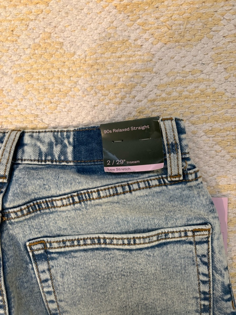 Wild Fabel90s Relaxed Straight Light Wash Jeans - Picture 4 of 4